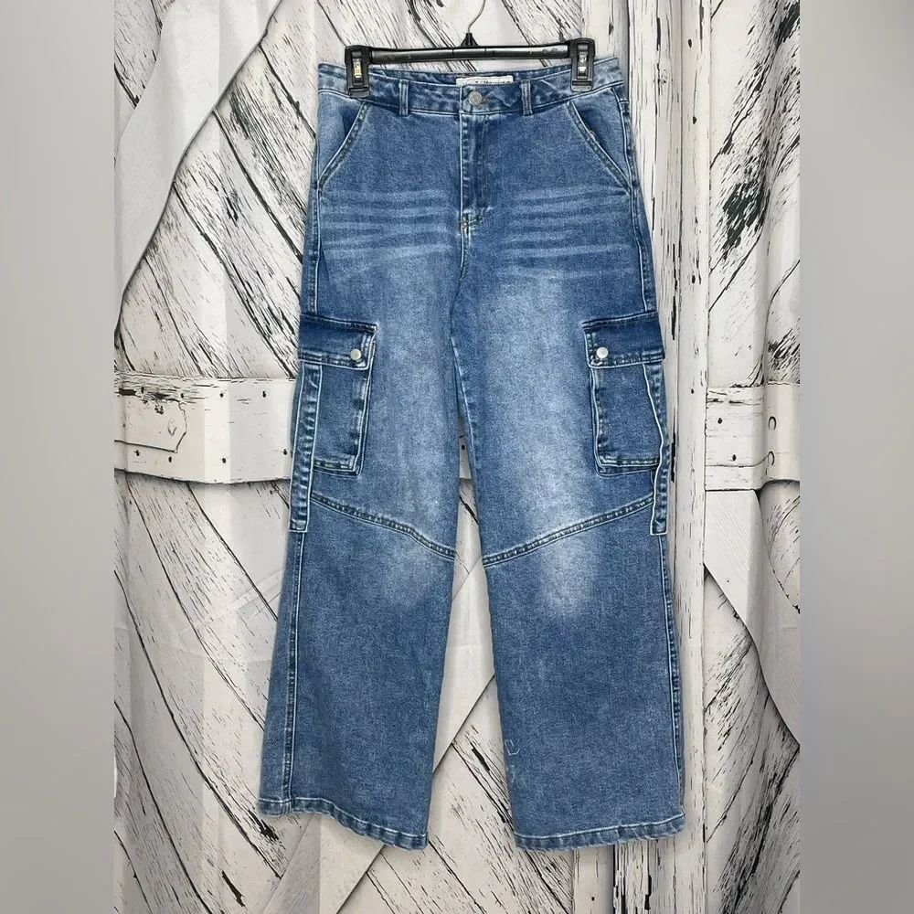 Love Cult Cargo Jeans Wide Legs M